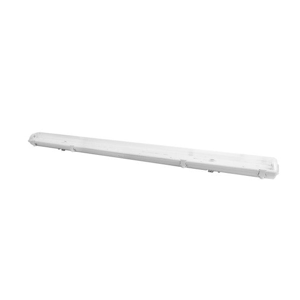 Pantalla Estanca Basik  Para Led 1xt8 120cm Ip65  Gris C/reflector Blanco 9x127x7,3cm
