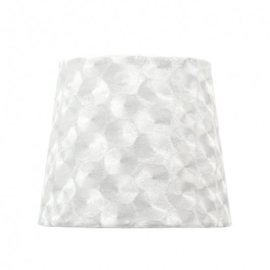 Pantalla Fatima E27 30dx15dx20htejido Blanco Nacar