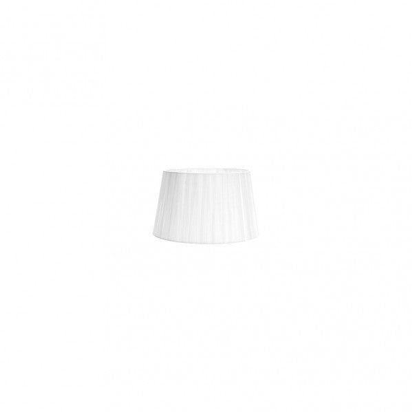 Pantalla Laura E27 Blanca 15dx12dx13h Conica Abierta