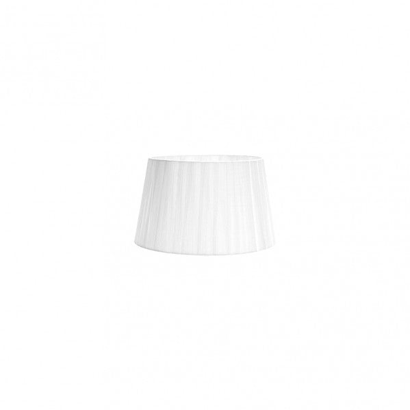 Pantalla Laura E27 Blanca 20dx15dx12h Conica Abierta