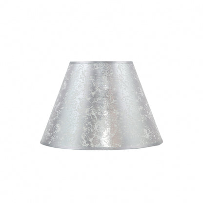 Pantalla Lourdes Conica Plata Pinza 15dx8dx12h