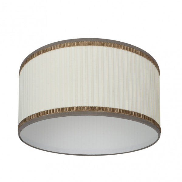 Pantalla Colgante/p.salon Soprano E27 Beis 40dx40dx21h