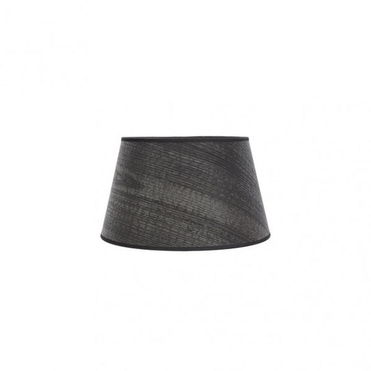Pantalla Salma E27 Madera Negra 25dx20dx15h Conica