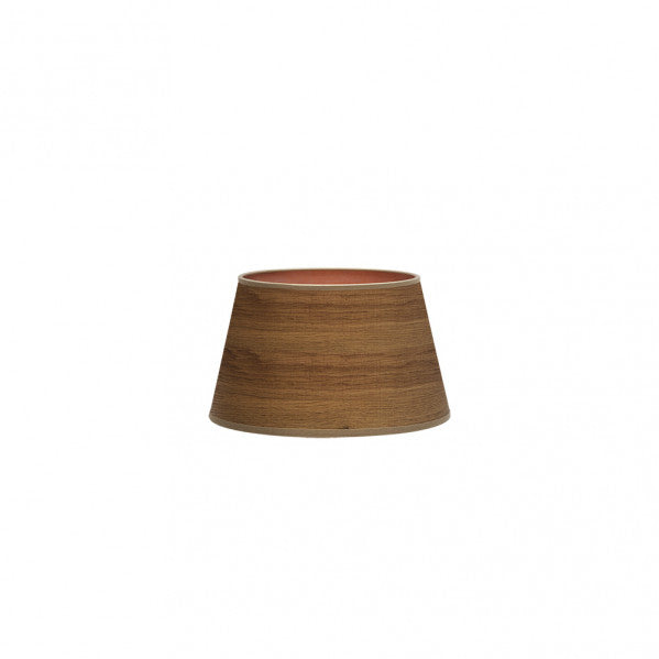 Pantalla Salma E27 Madera Oscura 20dx15dx12,5h