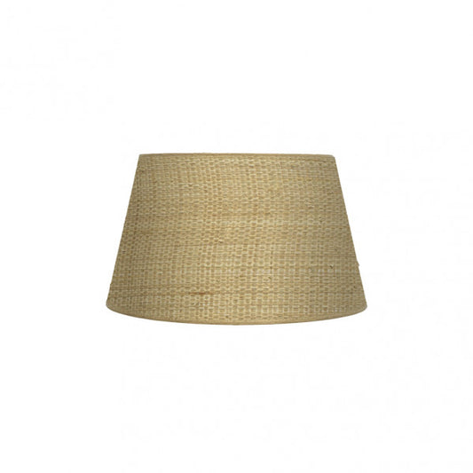 Pantalla Salma E27 Natural 30dx22dx17h Conica   Abierta