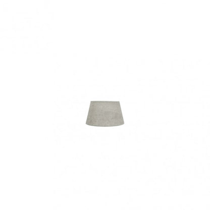 Pantalla Salma Pinza Cemento Gris 10dx8dx8h Conica  Abierta
