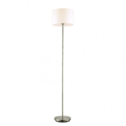 Pie De Salon Aldebaran 1xe27 Cuero C/pant Beig  170x35x35 Cm