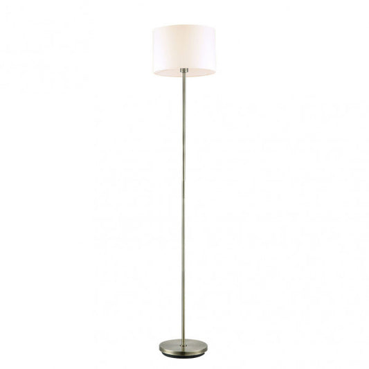 Pie De Salon Aldebaran 1xe27 Cuero C/pant Beig  170x35x35 Cm
