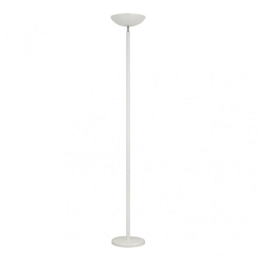 Pie De Salon Luyten 2xe27 Blanco Mate  180x27x27 Cm