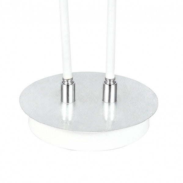 Pie Salon Ciudad Del Cabo 2l 12w 4000k Blanc/plata150x30x25 Cm 1080 Lm Dirigible Y Orientable