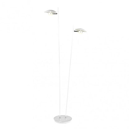 Pie Salon Ciudad Del Cabo 2l 12w 4000k Blanc/plata150x30x25 Cm 1080 Lm Dirigible Y Orientable