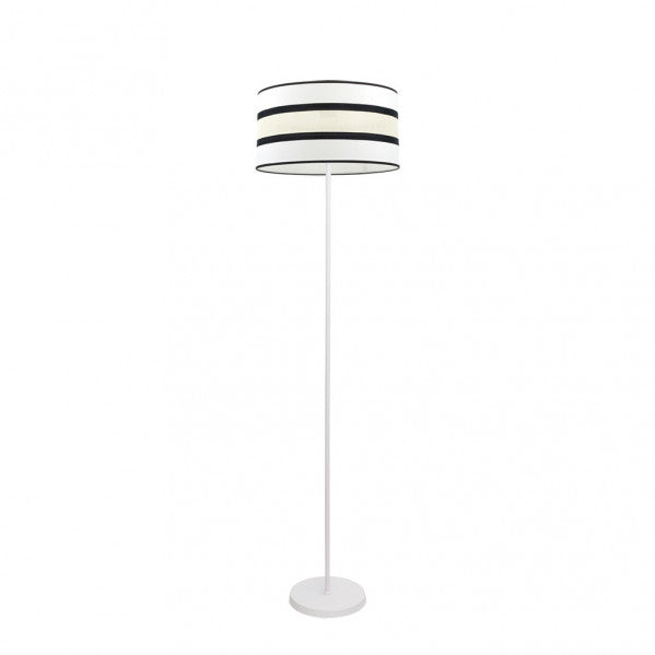 Pie Salon Karla 1xe27 Blanco/beis 149x40x40 Cm