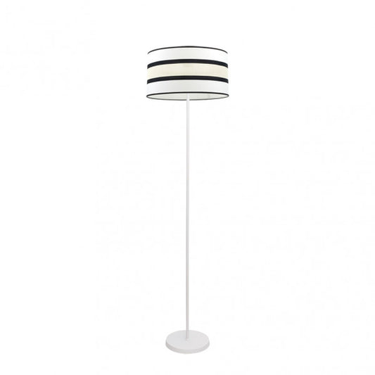 Pie Salon Karla 1xe27 Blanco/beis 149x40x40 Cm