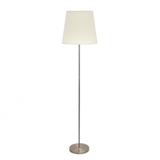 Pie Salon Maldivas 1xe27 Cuero/beis 175x40x40 Cm