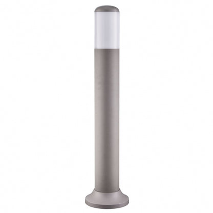 Pilar Exterior Azafran 1xe27 Gris 70x9,1x9,1 Cm Policarbonato  Ip44