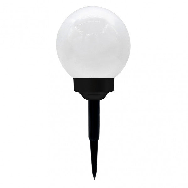 Pincho Ext. Solar  5000k 50lm Kira Negro C/sensor Crepuscular  Ip65 32/36x15x15 Cm Carga 5-6h Uso 6h