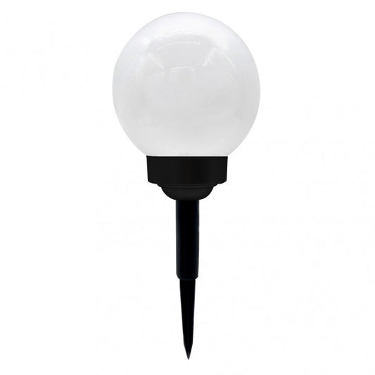 Pincho Ext. Solar  5000k 50lm Kira Negro C/sensor Crepuscular  Ip65 32/36x15x15 Cm Carga 5-6h Uso 6h