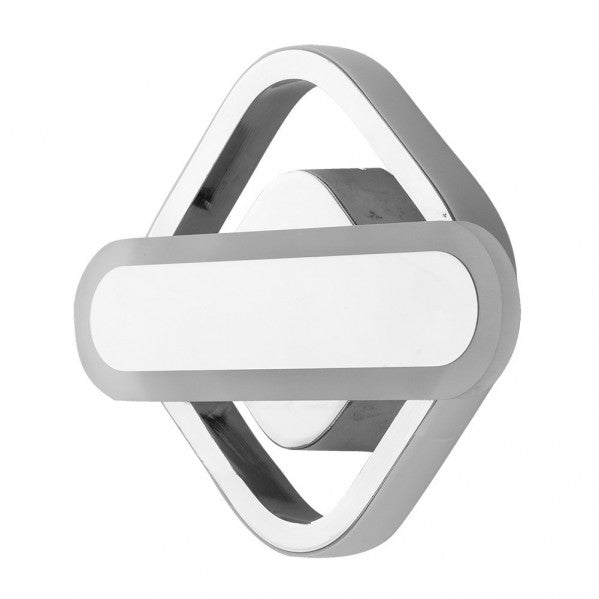 Plafon 28w 3000-4000-6000k Elma Cromo 5x21x16,5 Cm 2660 Lm C/memoria De Color De Luz