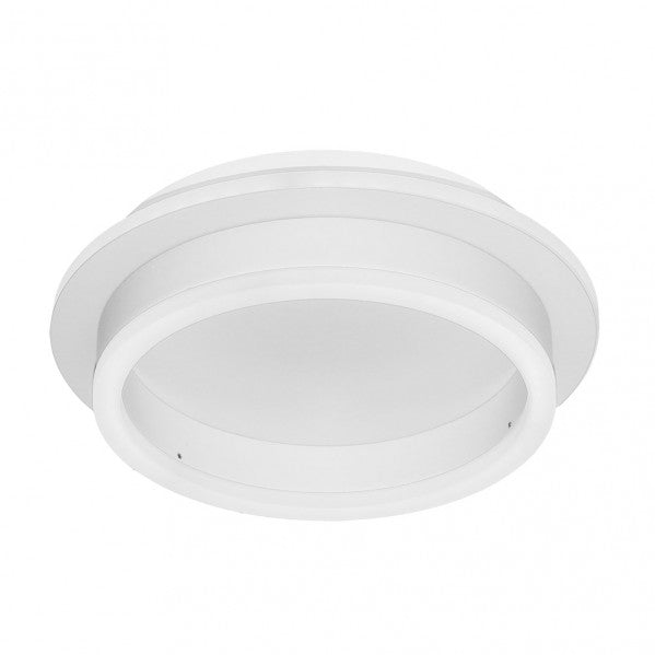 Plafon 30w 3000-4000-6000k Elma Blanco 7x24x24 Cm 2850 Lm C/memoria De Color De Luz