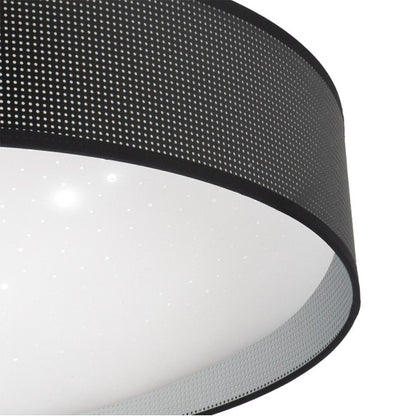 Plafon 72w Anastasia Negro/plata 5616lm 15x49x49 Cm 3000-4000-6500k