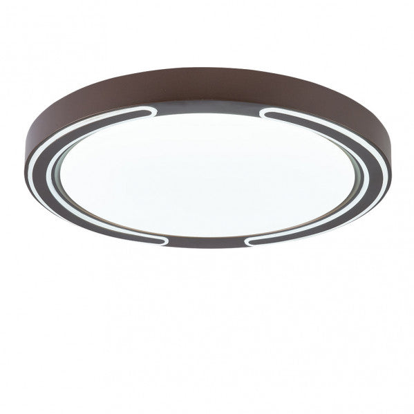 Plafon 72w Asher Marron 3000-4000-6500k 5616lm  6x50x50cm Remoto+reg.int+memoria
