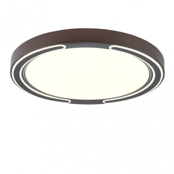 Plafon 72w Asher Marron 3000-4000-6500k 5616lm  6x50x50cm Remoto+reg.int+memoria