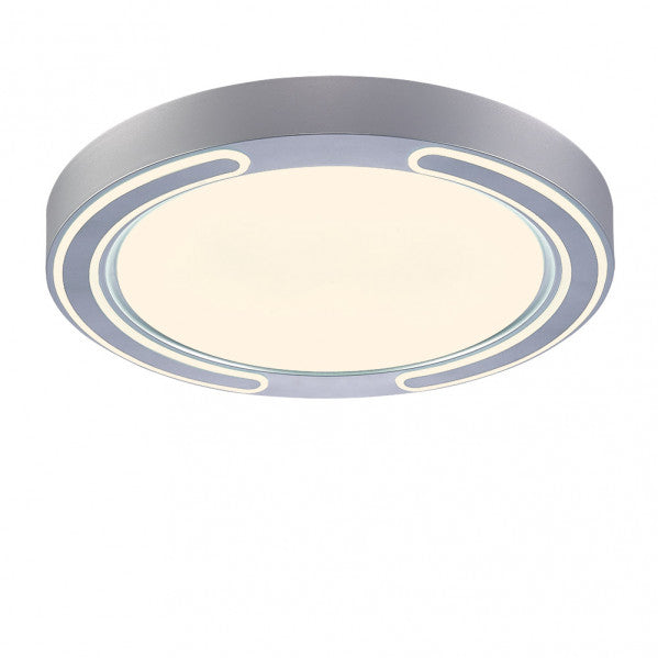 Plafon 72w Asher Plata 3000-4000-6500k 5616lm  6x50x50cm Remoto+reg.int+memoria