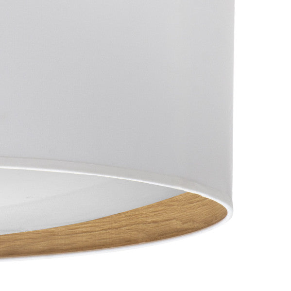 Plafon 72w Tania Blanco/madera Clara 14x50x50 Cm 5616lm 3000k,4000k,6500k