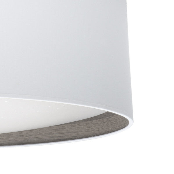 Plafon 72w Tatiana Blanco/mad.Gris 3000-4000-6500k 14x50x50 Cm 5616lm