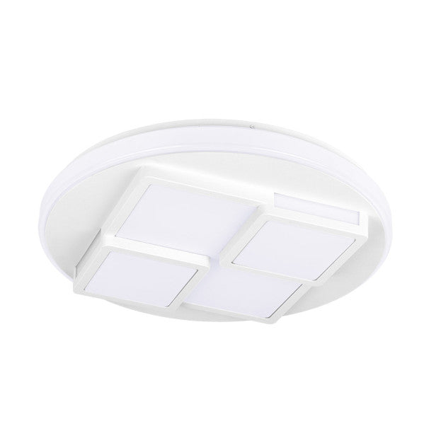 Plafon 96w Lavi 3000-4000-6500k 7488lm Blanco  8,5x49x49cm Remoto+reg.inten.+ Memoria