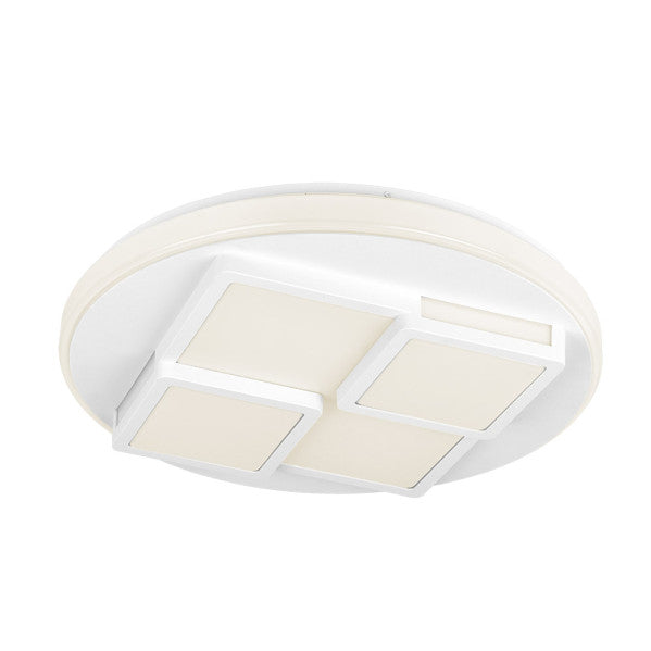 Plafon 96w Lavi 3000-4000-6500k 7488lm Blanco  8,5x49x49cm Remoto+reg.inten.+ Memoria