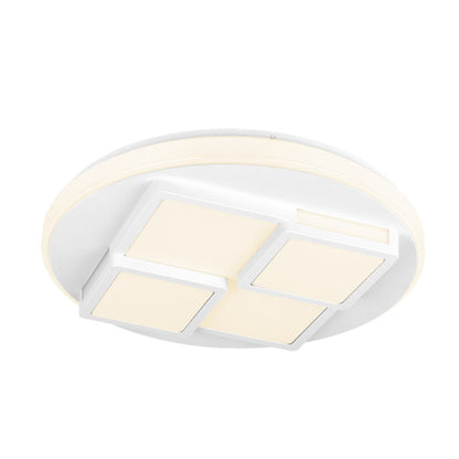 Plafon 96w Lavi 3000-4000-6500k 7488lm Blanco  8,5x49x49cm Remoto+reg.inten.+ Memoria