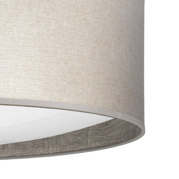 Plafon 96w Tania Madera Gris 14x60x60 Cm 7488lm 3000k,4000k,6500k