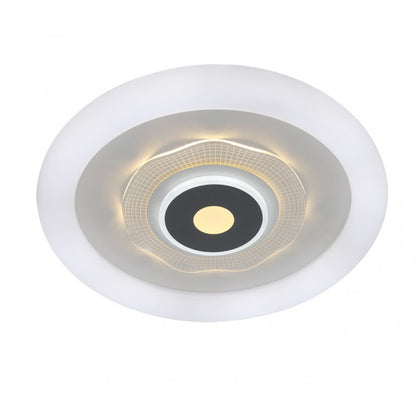 Plafon 78w 3000k, 4000k, 6500k Anthe Blanco/gris 9x50x50cm 10530Lm Regulable, Memoria y C. Remoto