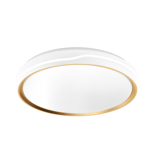 Plafon Anuar 60w 3000-4200-6500k Blanco/haya  7,5x50x50cm 5400lm C/remoto Y Memoria
