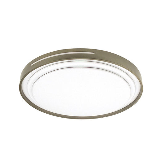 Plafon Argus 60w 3000-4000-6500k Blanco/Cuero 5880lm 8x49x49cm C/remoto Y Reg.intensidad