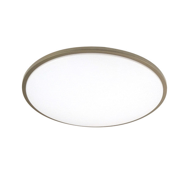 Plafon Eglon 60w 3000-4000-6500k Blanco/Cuero 5880lm 8x49x49cm C/remoto Y Reg.intensidad