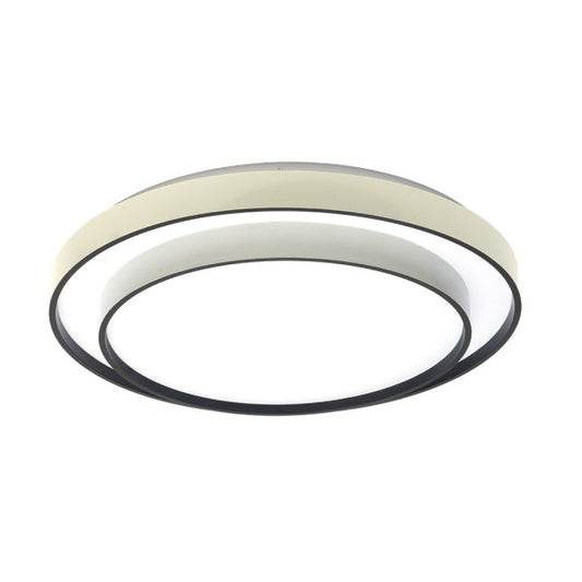 Plafon Fana 60w 3000-4200-6500k Blanco/negro 9x50x50cm 5400lm C/remoto y Reg.intensidad