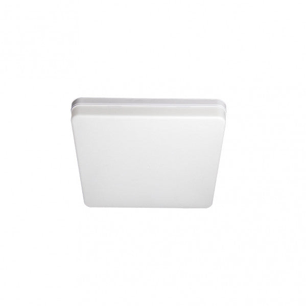Plafon Futuro 24w 4000k Blanco Cuadrado 2160lm  3,7x18x18 Cm  Sistema De Encaje Rapido
