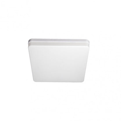 Plafon Futuro 24w 4000k Blanco Cuadrado 2160lm  3,7x18x18 Cm  Sistema De Encaje Rapido