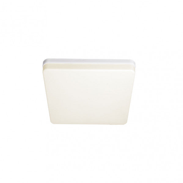 Plafon Futuro 24w 4000k Blanco Cuadrado 2160lm  3,7x18x18 Cm  Sistema De Encaje Rapido
