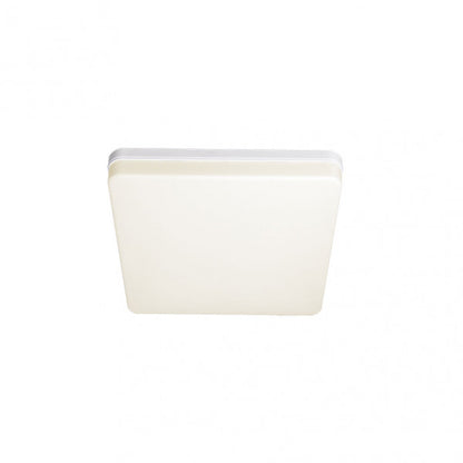 Plafon Futuro 24w 4000k Blanco Cuadrado 2160lm  3,7x18x18 Cm  Sistema De Encaje Rapido