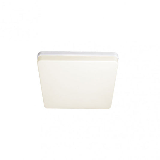 Plafon Futuro 24w 4000k Blanco Cuadrado 2160lm  3,7x18x18 Cm  Sistema De Encaje Rapido