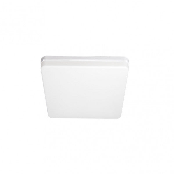 Plafon Futuro 24w 6500k Blanco Cuadrado 2160lm  3,7x18x18 Cm  Sistema De Encaje Rapido