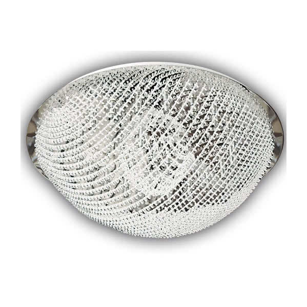 Plafon  Hemisferio Cristal/cromo 25xg9 (32x86 D)