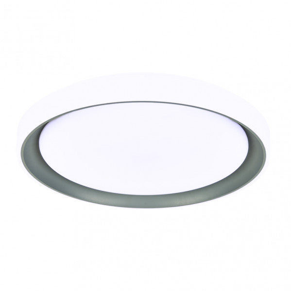 Plafon Luanda 72w 3000-4000-6000k Gris Red.7x49,5d 7200lm Reg.intens. C.remoto C/memoria