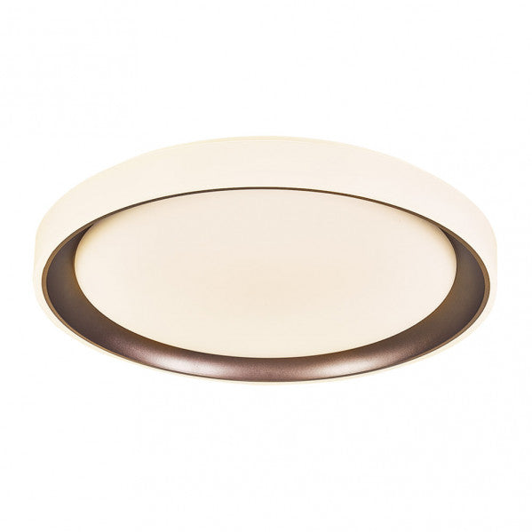 Plafon Luanda 72w 3000-4000-6000k Marron 7x49,5x49,5 Cm 7200lm Reg.intens. C.remoto C/memoria