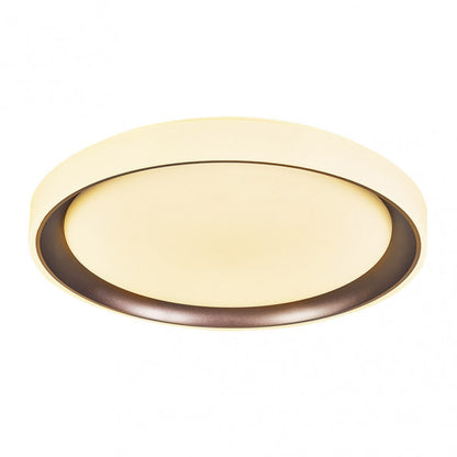 Plafon Luanda 72w 3000-4000-6000k Marron 7x49,5x49,5 Cm 7200lm Reg.intens. C.remoto C/memoria