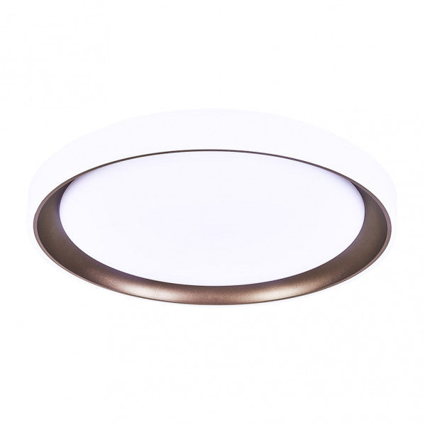 Plafon Luanda 72w 3000-4000-6000k Marron 7x49,5x49,5 Cm 7200lm Reg.intens. C.remoto C/memoria