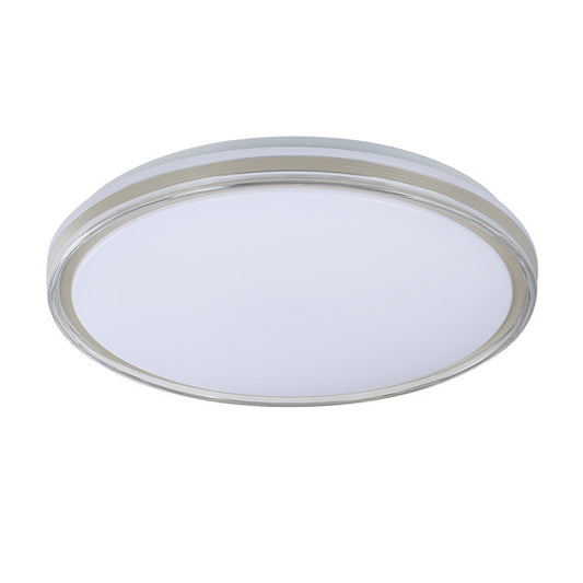 Plafon Nevado 72w 3000-4000-6000k Blanco/Champan 40d Regulable Intensidad 6480lm C/remoto
